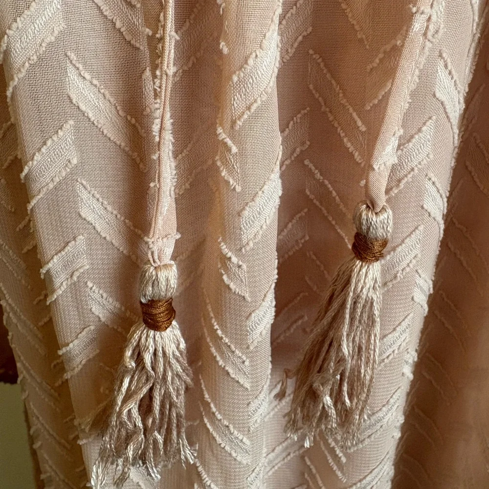 Small Pink One September Anthropologie Anwen Boho Peasant Dress - Picture 6 of 16